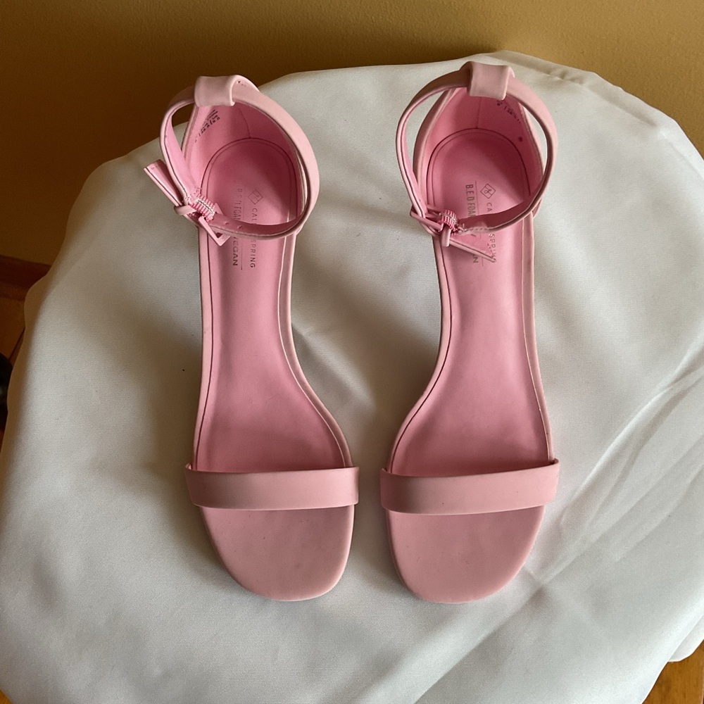Call It Spring Elegant Pink Women's Sandal Heels Size 8 NWOT - Picture 3 of 7